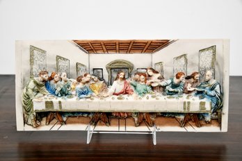 The Last Supper Resin Relief Plaque
