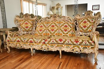 Hand Carved Rococo Sofa