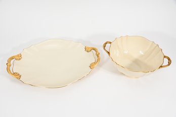 Lenox Serving Bowl And Platter