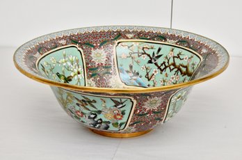 Large Asian Cloisonne Bowl