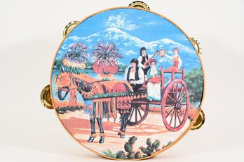 Italian Countryside Decorative Tambourine