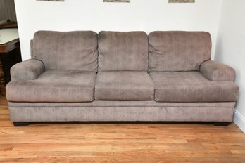 Gray Microfiber Sofa