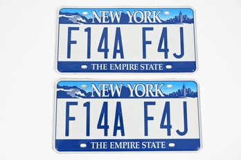 F4J New York License Plate