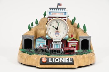 Operating Lionel Miniature Train Set With Operating Clock