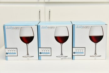 Dailyware Red Wine Glasses Set Of 12