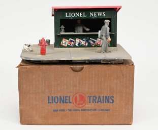 Vintage Lionel Trains - Animated Lionel News Stand In Original Box