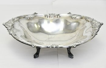 Silver Plate Footed Platter