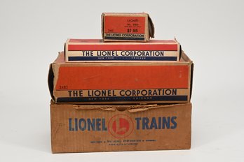 Vintage Lionel Empty Train Boxes