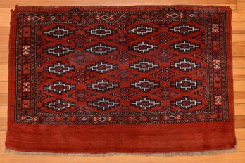 Antique Persian Turkman Carpet