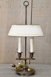 French Empire Antique Bouillotte Library Lamp