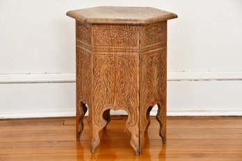 Arts And Crafts Hexagonal Side Table