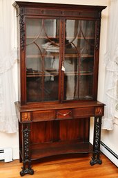 Mahogany 2 Door Antique Cabinet