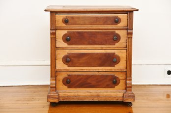 Antique Fruitwood 2 Tone Small Chest