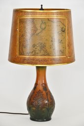 Pottery Lamp With Orientalis Map
