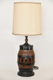 Antique Wheel Hub Wooden Lamp