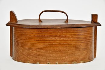 19th Century Wooden Lunch Box