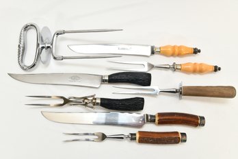 Carving Knife Sets - Horn Handle