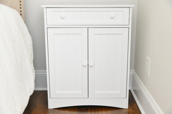 Farmhouse White Painted Side Table
