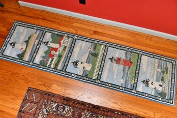 Martha's Vineyard Lighthouses 1997 Hand Hooked Rug By Mcadoo Rugs