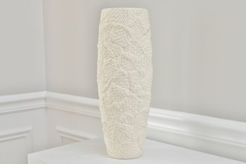 Porcelain Ellipse Vase 16 Inches Tall