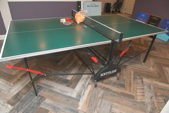 Kettler Ping Pong Table With Paddles And Balls