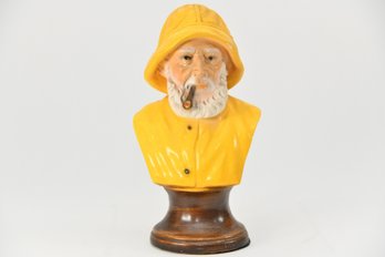 Fisherman Bust Ceramic Figurine