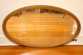 Antique Gold Frame Oval Wall Mirror