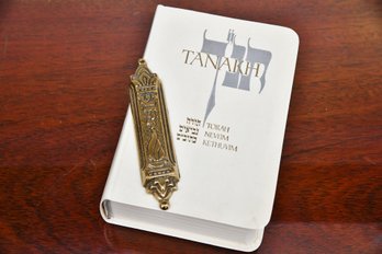 Tanakh Old Testament Bible With Mezuzah