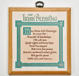 Irish Blessings Wall Art
