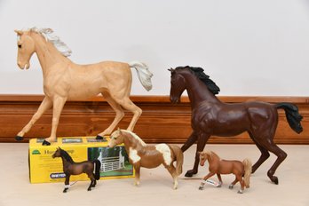 Vintge Breyer, Marx, JaneJohnny West Horse Figurines