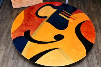 Benjamin Le Abstract Round Coffee Table