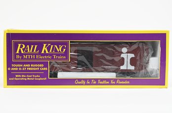 Rail King By MTH Elecfric Trains Illinois Central Box Car MT-7404