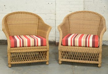 Wicker Barrel Chairs With Cushion