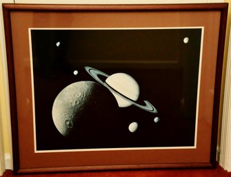 Saturn Framed Astronomy Photo Print