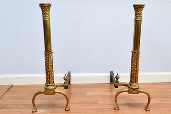 Antique Fireplace Andirons