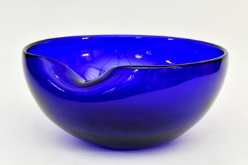 TIFFANY & CO. Elsa Peretti Thumbprint Glass Bowl