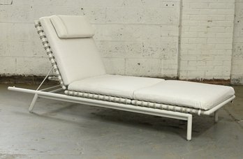 Brown Jordan Oscar White Chaise Lounge