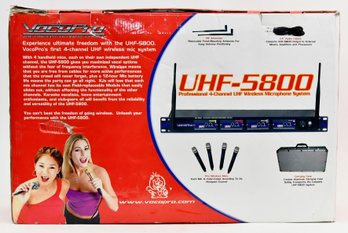 VocoPro Karaoke Wireless Microphone System Model UHF-5800