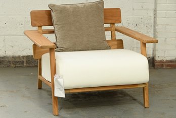 Natural Teak  Parralel Armchair