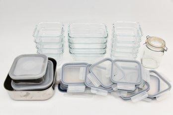 IKEA Glass Storage Set