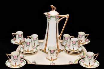 JB Crossman Porcelain Tea Set With Platter