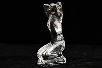 Baccarat Crystal Woman Sculpture