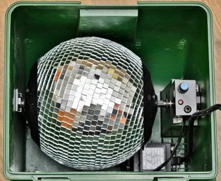 Outdoor Disco Ball Projects On House