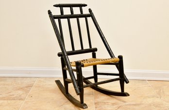 Vintage Hunzinger Style Childrens Rocking Chair