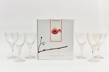 Decanter With 6 Wine Glasses