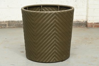 Outdoor Resin Wicker Planter