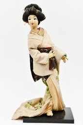 Geisha Figurine On Base