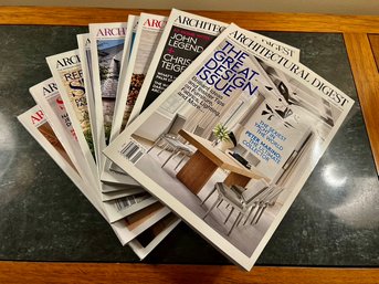 Architectural Digest - Multiple Lots - 2015 (9 Editions)