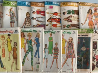 Vintage Retro Simplicity Sewing Sewing Patterns 1970s