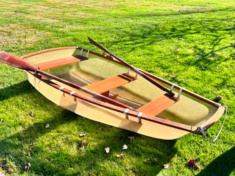 Sudbury Boat Clear Resin Boat With Teak Trim